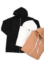 Campera canguro de frisa / Hoodies con cierre - Imagen 9