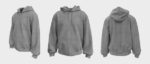 Campera canguro de frisa / Hoodies con cierre - Imagen 4