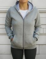 Campera canguro de frisa / Hoodies con cierre - Imagen 2