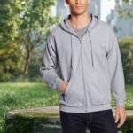 Campera canguro de frisa / Hoodies con cierre